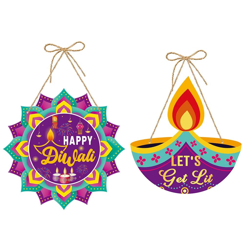 1set Diwali Pendant DIY Personal Farm Diwali Decorations For Home 2023 Happy New YearTree Hanging Ornament New Year 2024