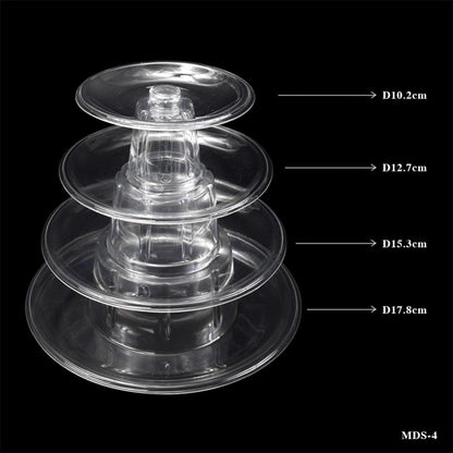 Macaron Display Stand Cake Stand Cupcake Tower Rack Tray Bases For Desserts Table Wedding Macaron Stands Candy Bar Decoration