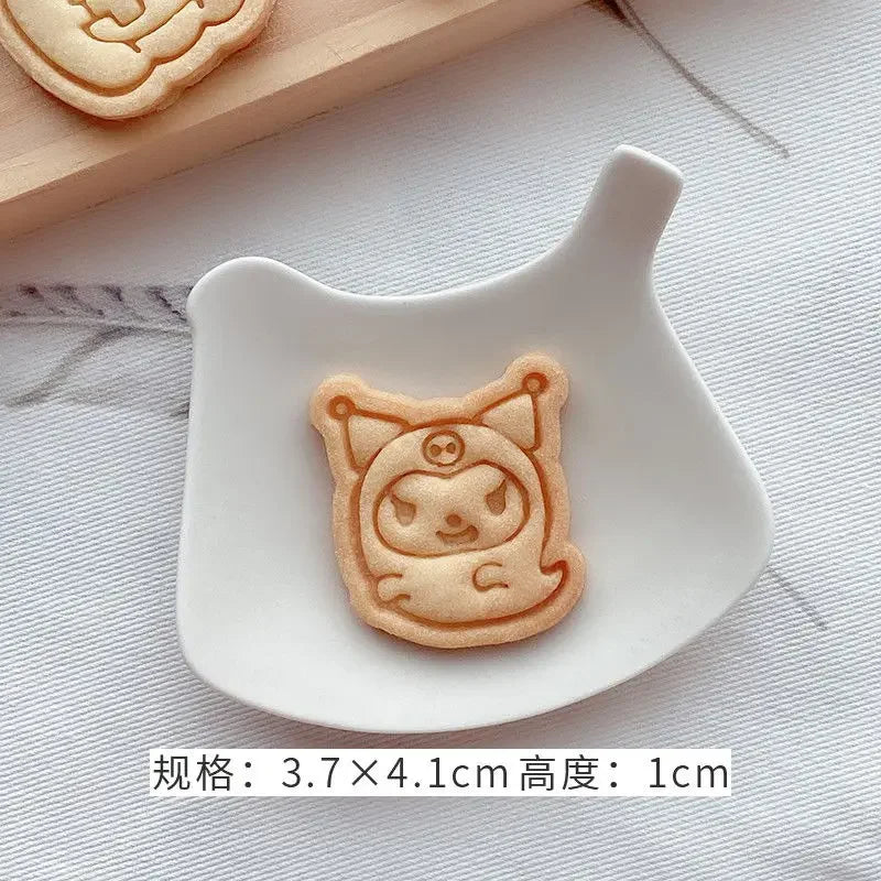 Halloween Sanrios Anime Kawaii Cookie Mold Cute Ghost Hellokittys Cinamolol Parent Child DIY Family Cartoon Baking Mold Gifts