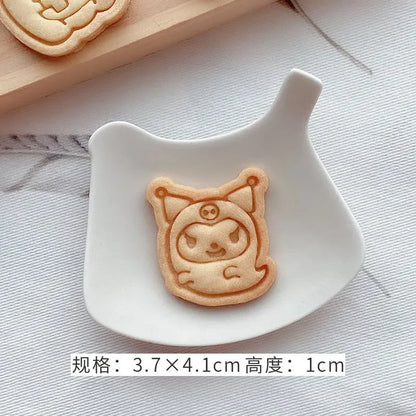 Halloween Sanrios Anime Kawaii Cookie Mold Cute Ghost Hellokittys Cinamolol Parent Child DIY Family Cartoon Baking Mold Gifts