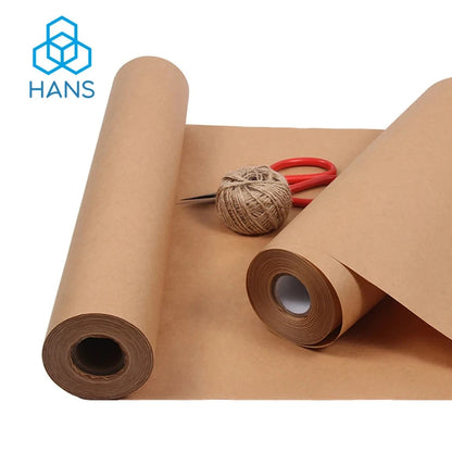 Kraft Paper Roll – Brown Wrapping Paper for Gifts, Crafts, Shipping &amp; Floor Covering (100% Recycled)