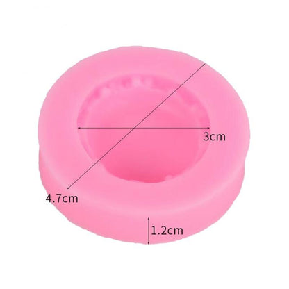 3D Silicone Mold Macaron Shape DIY Soap Chocolate Molds Fondant Candy Mould 3D Macaron Silicone Mold Cake Decorating Baking Tool