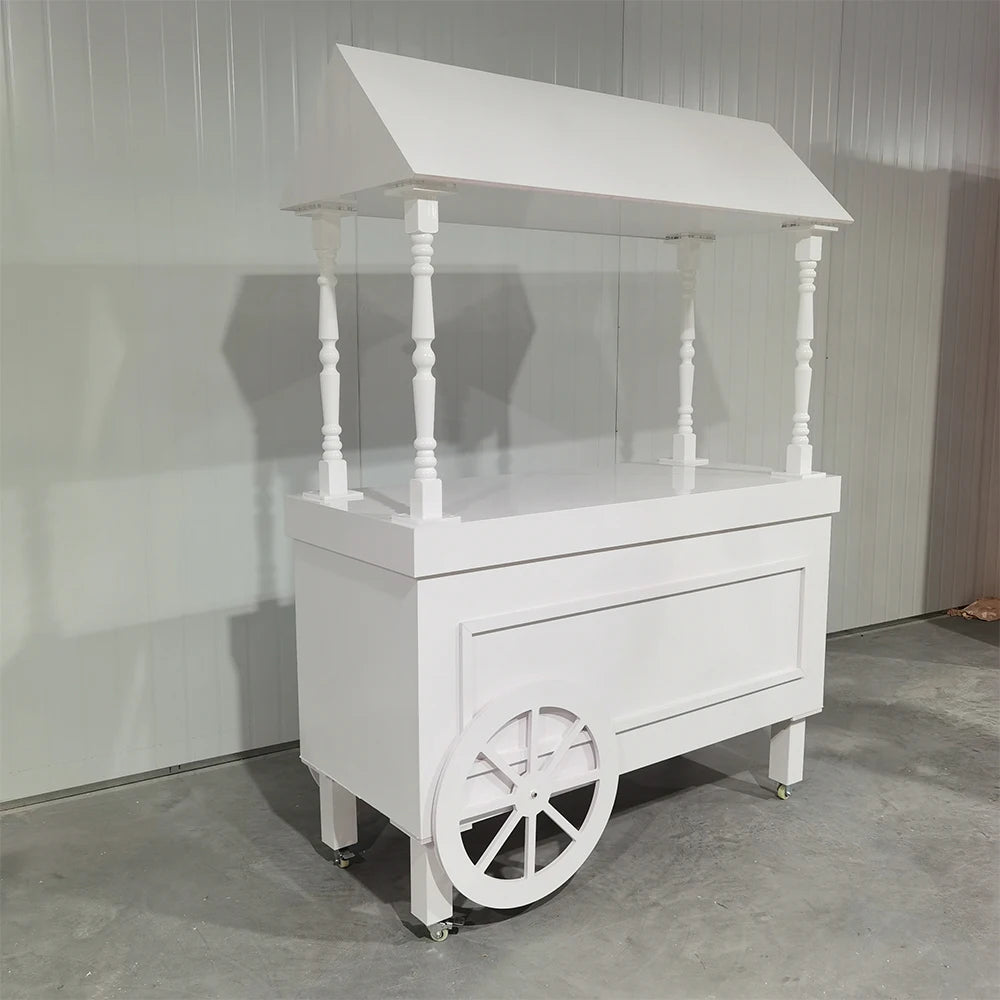 Banquet Prop Candy Cake Cart Red Bridal Shower Backdrops For Wedding Decoration Party Supplies