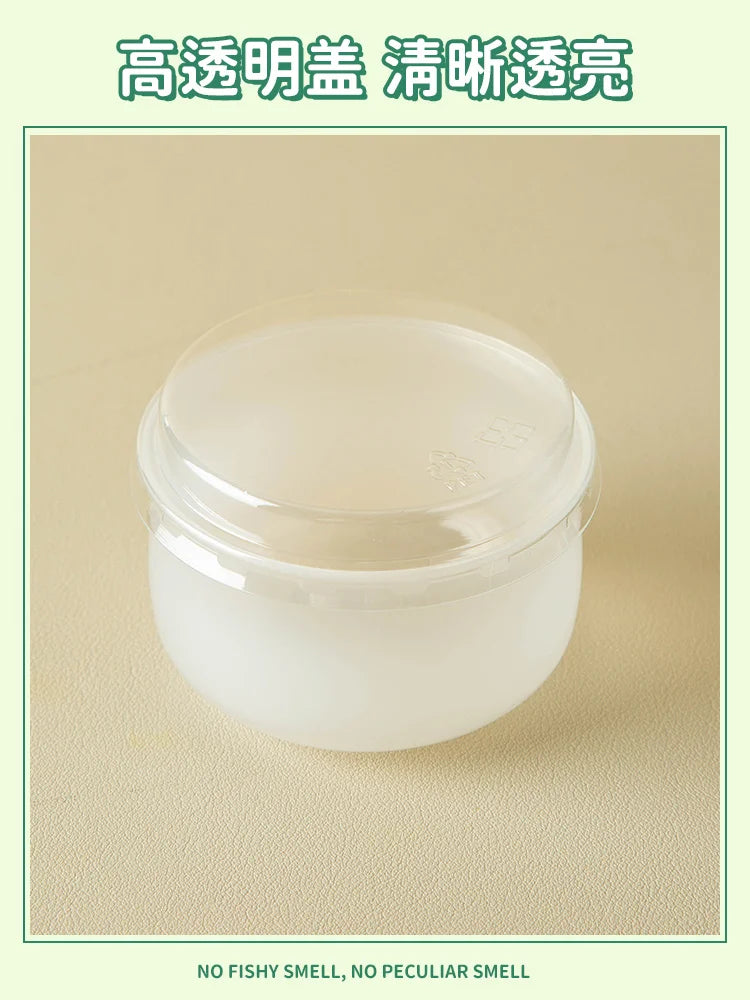 50pcs Disposable dessert cups plastic pp thick yogurt pudding cup ice cream cup diy pastry cake cups with lids party supplies