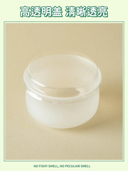 50pcs Disposable dessert cups plastic pp thick yogurt pudding cup ice cream cup diy pastry cake cups with lids party supplies