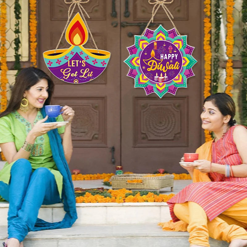 Happy Diwali Party Decoration Door Hanging Let&