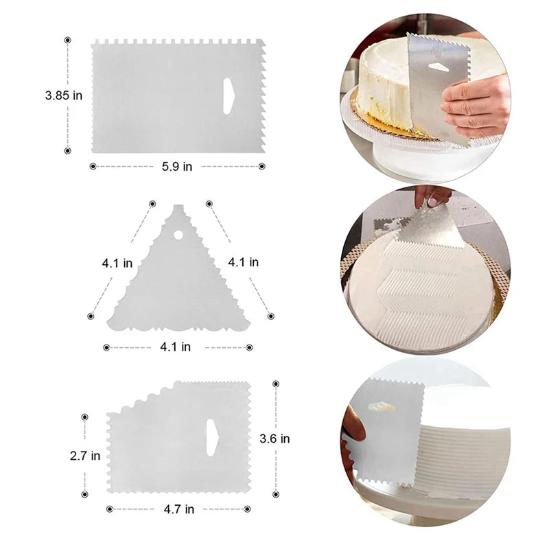 35-In-1 Cake Decorating Supplies Revolving Cake Turntable DIY Set Cake Baking Tools Cake Decorating Supplies Cake Stand