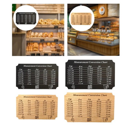 Kitchen Conversion Chart Teaspoons Liquids Baking Ingredients Measurement