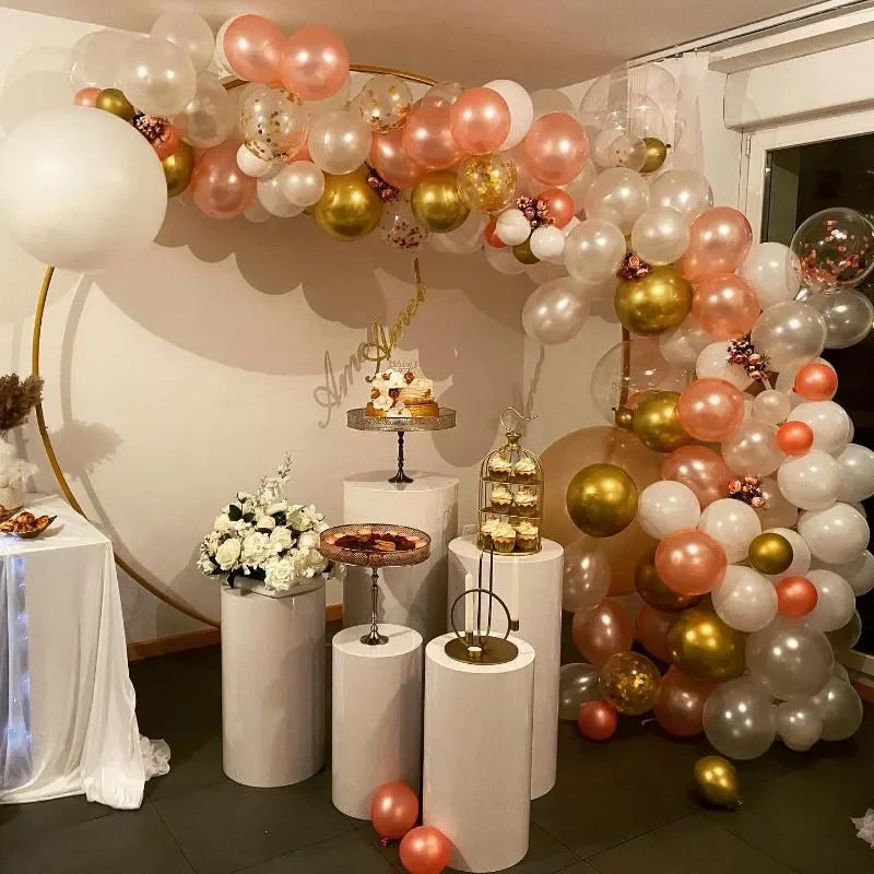 Party Supplies Round Cylinder Pedestal Display Art Decor Cake Rack Plinths Pillars for DIY Wedding Decorations Holiday 2023