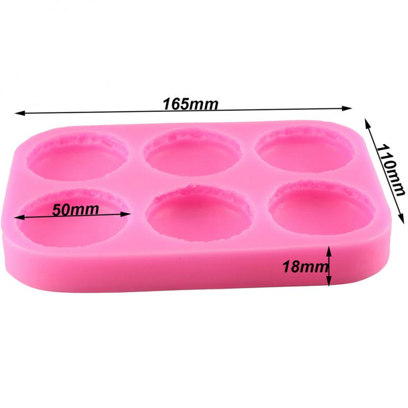 3D Silicone Mold Macaron Shape DIY Soap Chocolate Molds Fondant Candy Mould 3D Macaron Silicone Mold Cake Decorating Baking Tool