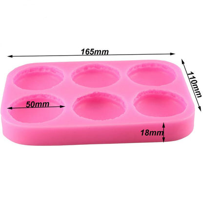 3D Silicone Mold Macaron Shape DIY Soap Chocolate Molds Fondant Candy Mould 3D Macaron Silicone Mold Cake Decorating Baking Tool