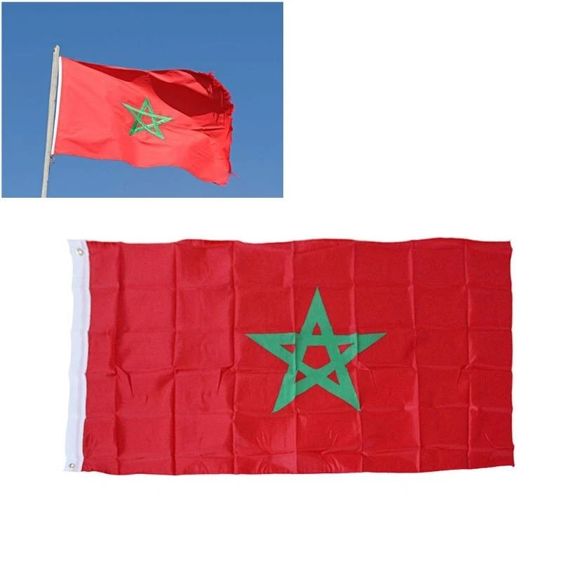 652D 1PC National Banners for Parades Sport 90x150cm Articles for Daily Use or Decors