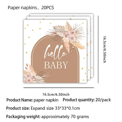 Birthday Baby Cake Topper Happy Birthday Banner Decor First Party Tablecloth Baby Shower One 1st 2nd 3rd Birthday Party Supplies