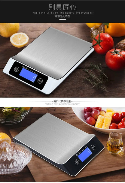 Digital Cooking Scale Multi-Function LCD Screen Auto Off Feature for Baking Special Grade Rice Ingredients
