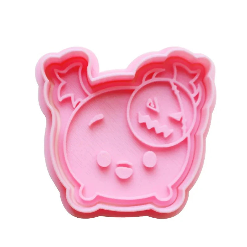 Disney Mickey Halloween Cookie Cutter Cute Anime Figure Biscuit Mould Candy Mold DIY Reusable Press Embosser Model Baking Tools