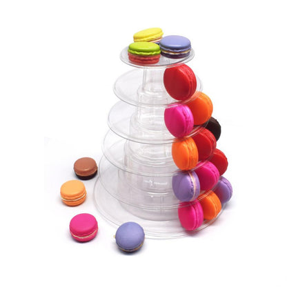 Macaron Display Stand Cake Stand Cupcake Tower Rack Tray Bases For Desserts Table Wedding Macaron Stands Candy Bar Decoration