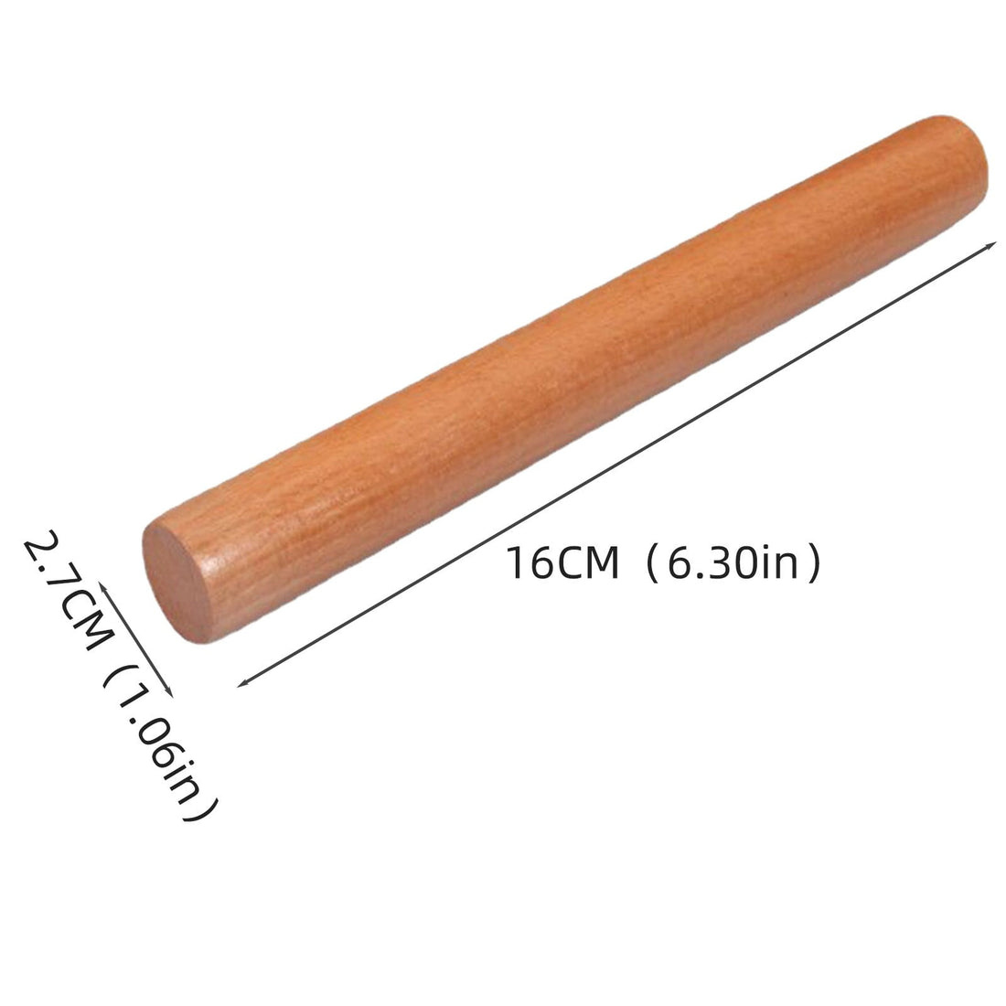 + 1X Rolling Pin, End of Year Clearance: Wooden Pizza Roller, Dumpling Christmas Wooden Silicone Rolling Pin Wood Adjustable Cookie Roll Pin A