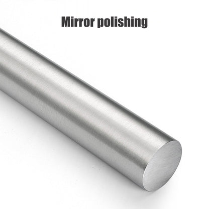 Rolling Pin, Baking Dough Roller, Rolling Pin, Stainless Steel Rolling Pin, Dough Rollers, for Baking Kitchen Utensils, for Dumpling, Tortilla, Pizza, Pie, Bread, Pastry Silver,L