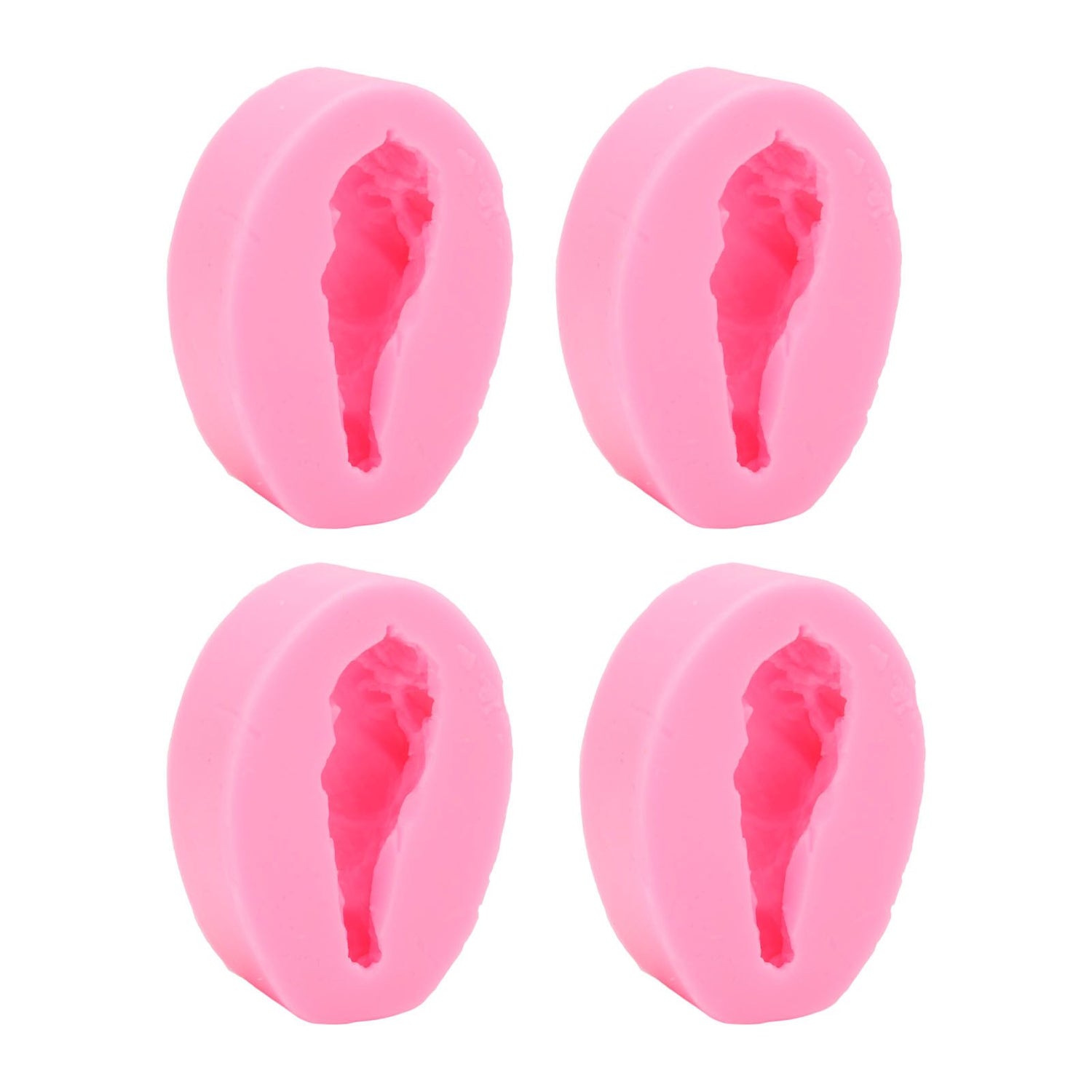 4 Pcs Silicone Mold Drumstick Shape Fondant Silicone Mold Chocolate Cake Decorating Mold DIY Pastry Baking Mold