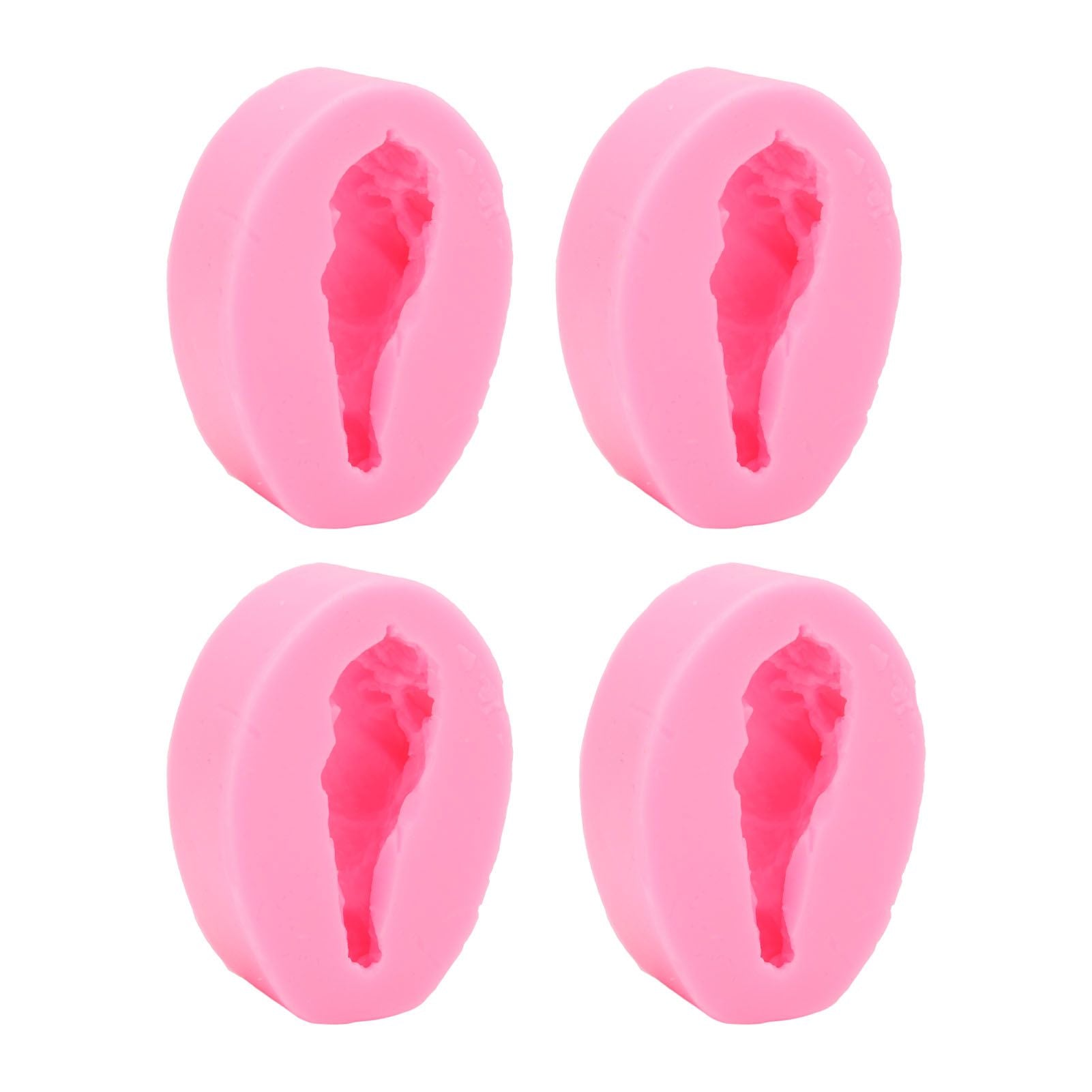 4 Pcs Silicone Mold Drumstick Shape Fondant Silicone Mold Chocolate Cake Decorating Mold DIY Pastry Baking Mold