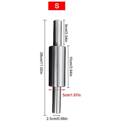 Stainless Steel Rolling Pin Non Stick Rolling Pin for Baking Dough Pizza Pie Baking Making Tool Kitchen Accessories