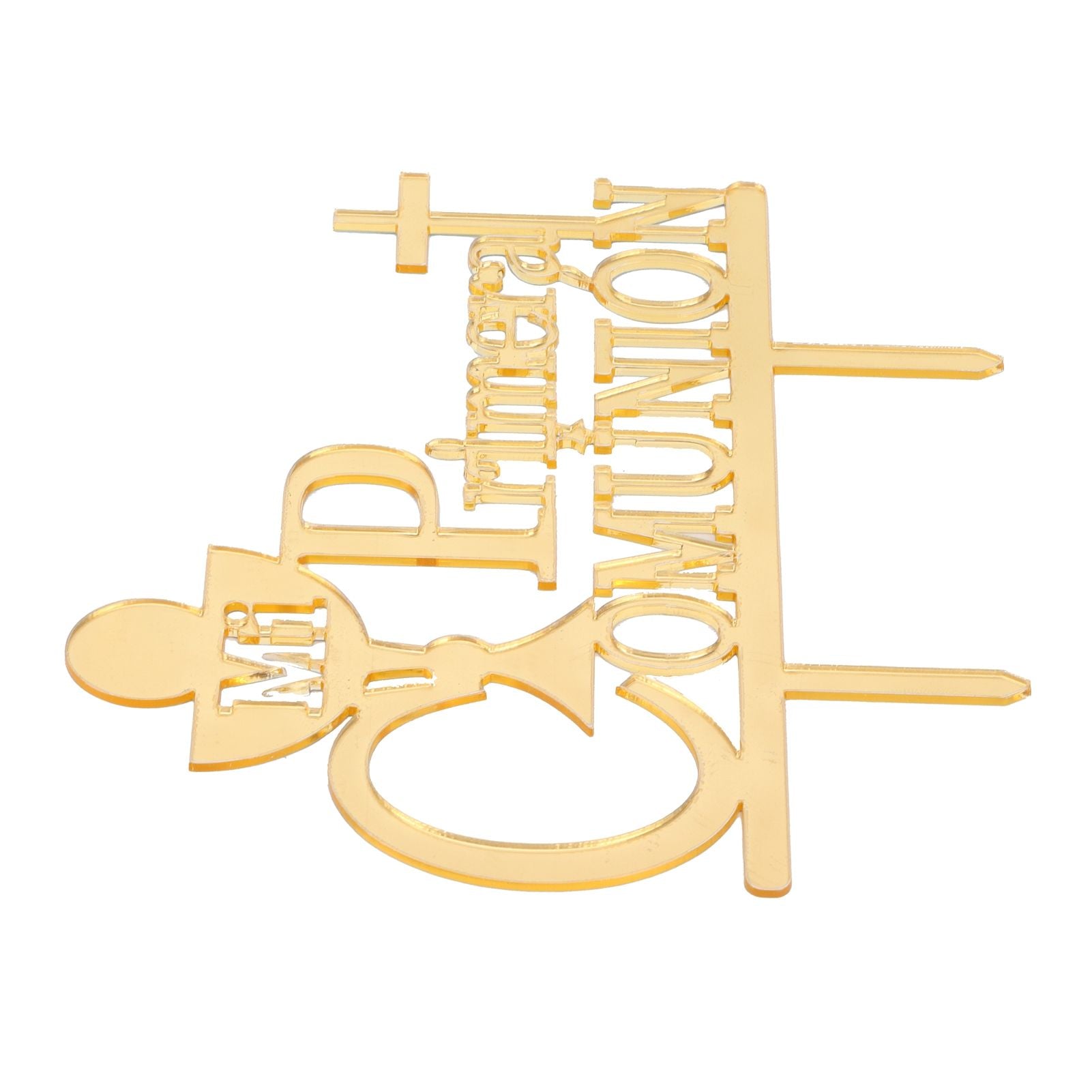 Acrylic Cake Topper Insert Sticks for Wedding Valentine Anniversaries Cake Decoration