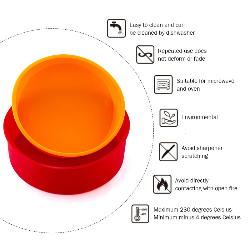 Round Silicone Cake Mold 4 6 8 10 Inch Silicone Mould Baking Forms Silicone Baking Pan For Pastry Cake