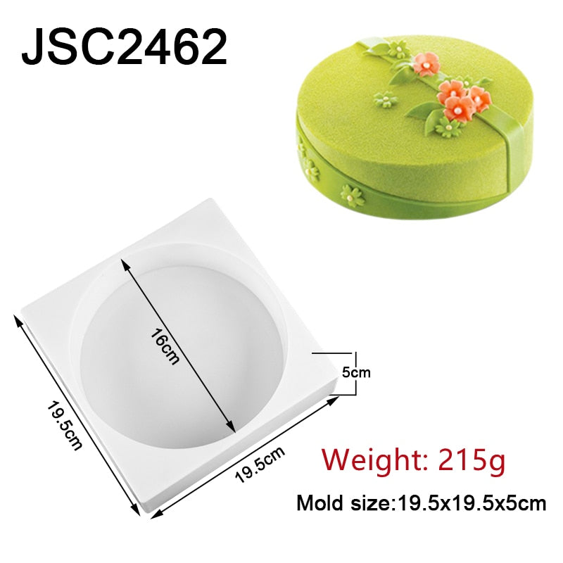 28 Style Silicone Cake Molds Pastry Bakeware Set Non-Stick Mousse Mould Party Dessert Baking Tools Decorating Pan Kitchen Tools