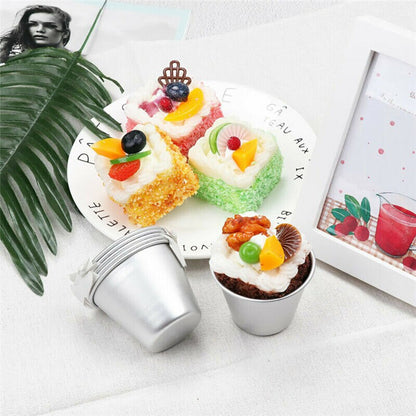 6pcs/lot Pastry Pudding Mold Chocolate Decorating Tool Baking Cups Metal Aluminum Baking Form Mould Kitchen Accessories