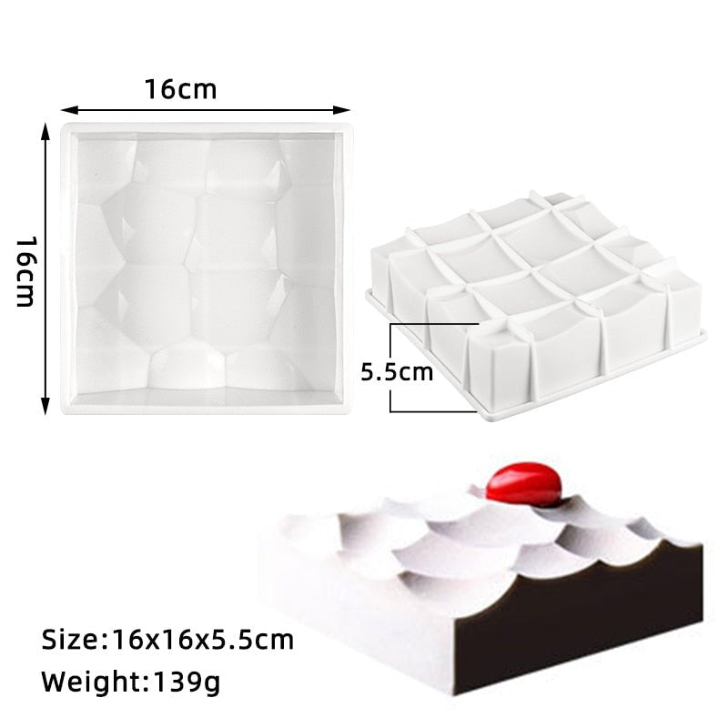 28 Style Non-Stick Silicon Cake Molds