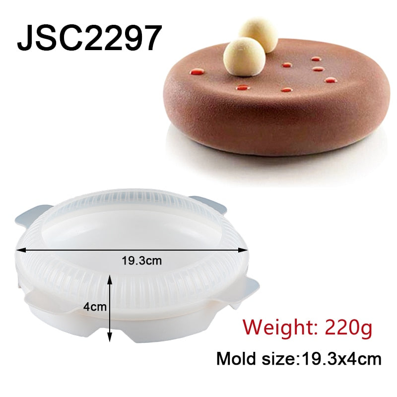 28 Style Silicone Cake Molds Pastry Bakeware Set Non-Stick Mousse Mould Party Dessert Baking Tools Decorating Pan Kitchen Tools