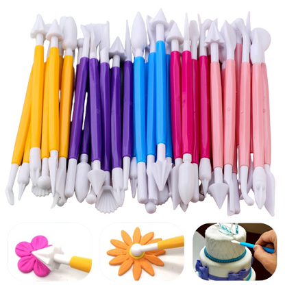 8Pcs Fondant Cake Modelling Tools