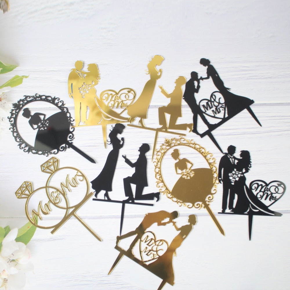 Wedding Cake Acrylic Topper