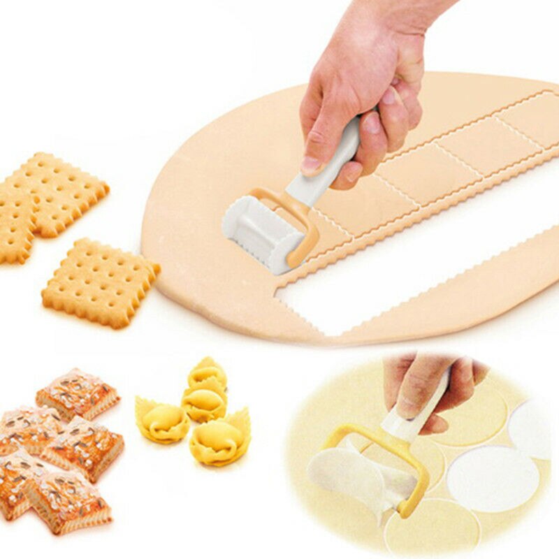 3 stly Rolling Angel Biscuit Cookies Cutter Mold Maker Cake DIY Decorating Gun Kitchen Baking Mould Decorating Stamp Tools