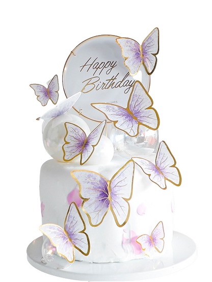 Butterfly Theme Cake Toppers