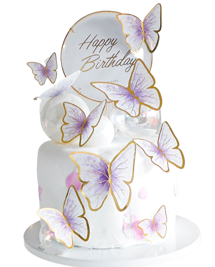 Butterfly Theme Cake Toppers