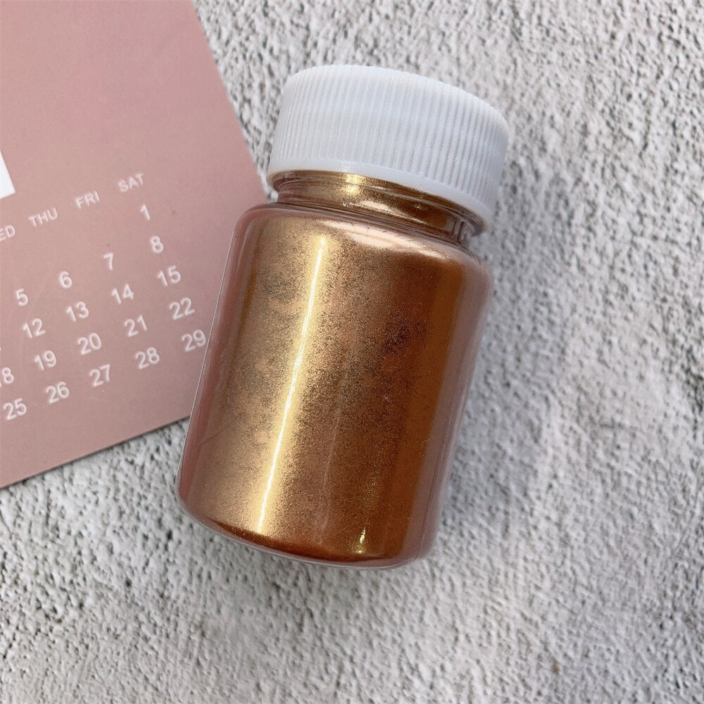 15g Edible Gold Powder Mousse Cake Fondant Macaron Chocolate Glitter Powder Silver Powder Baking Cake Color Decorating Tools