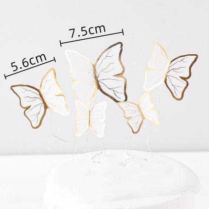 Butterfly Theme Cake Toppers