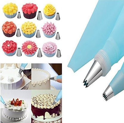 Cake Turntable Cake Decorating Tools Kit Rotary Table Baking Tool Piping Nozzle Piping Bag Set Baking Supplies Sets