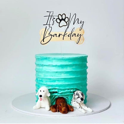 Animal Theme Acrylic Birthday Cake Topper