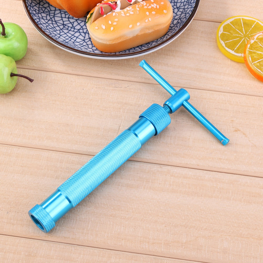 Multi-function Pottery Clay Extruders with 20 Disc Sculpting Stainless Steel Mud Squeezer Fondant Cake Extruder Gadget