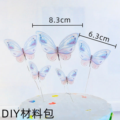 Butterfly Theme Cake Toppers