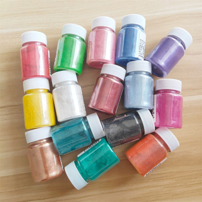 15g Edible Gold Powder Mousse Cake Fondant Macaron Chocolate Glitter Powder Silver Powder Baking Cake Color Decorating Tools